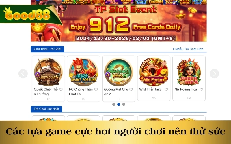 Các tựa game cực hot người chơi nên thử sức