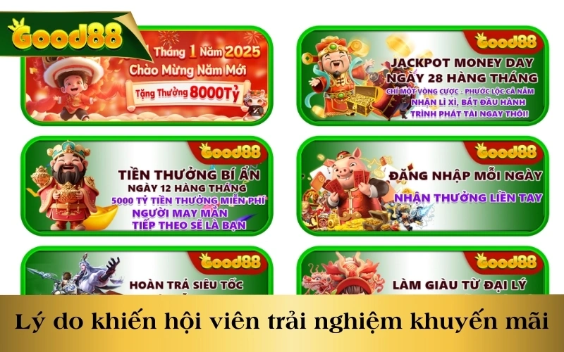 Lý do khiến hội viên trải nghiệm khuyến mãi 